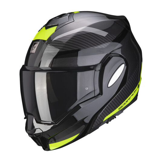 Scorpion Åpningshjelm EXO-Tech Trap Svart/Gul S