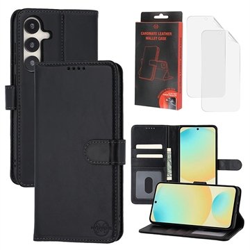 MyTPhone Samsung Galaxy S24 FE CardMate lommebokveske i lær svart MyTPhone Samsung Galaxy S24 FE CardMate lommebokveske i lær svart
