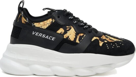 Versace Herre Sko Svart 42 EU, Versace Herre Sko Svart 42 EU,