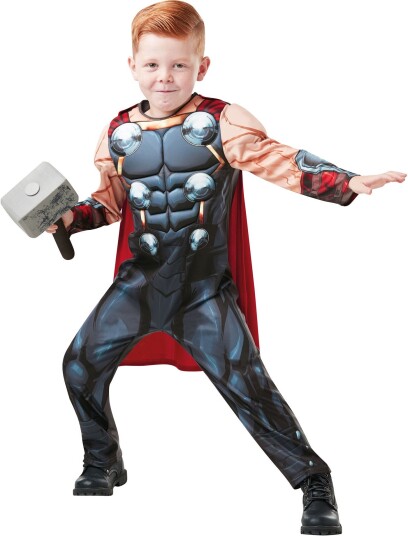 Marvel Avengers Deluxe Kostyme Thor 5-6 år Marvel Avengers Deluxe Kostyme Thor 5-6 år