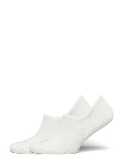 PUMA Puma Unisex High Cut Footie 2P - White - 43-46 PUMA Puma Unisex High Cut Footie 2P - White - 43-46