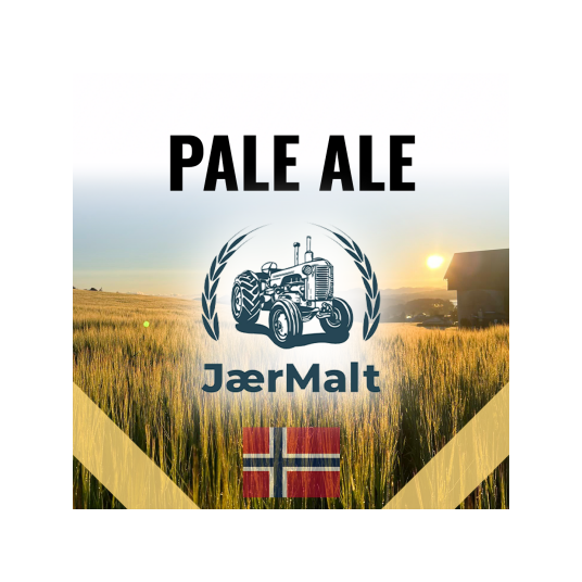 Pale Ale Malt 25 kg Knust Jærmalt 5-7 EBC