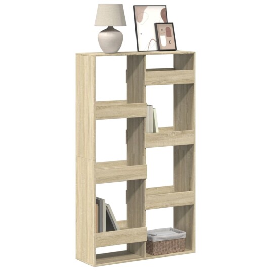 Bokhylle sonoma eik 100x33x175 cm konstruert tre