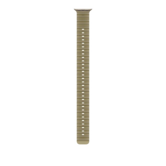 Apple 49mm Translucent Kelp Ocean Band Extension - Natural Titanium Finish