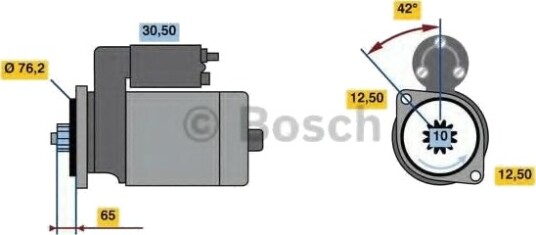 BOSCH 0 986 020 260 Starter BOSCH 0 986 020 260 Starter