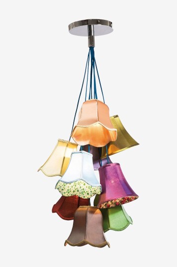KARE Design Taklampe Saloon Flowers 9 Flerfarget KARE Design Taklampe Saloon Flowers 9 Flerfarget