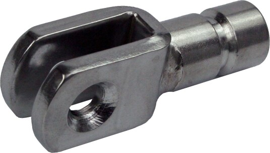 Kalesjebeslag syrefast gaffelbolt   12,5 mm   16 mm