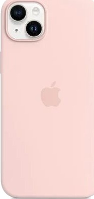 Apple iPhone 14 Plus Silicone Case with MagSafe - Chalk Pink