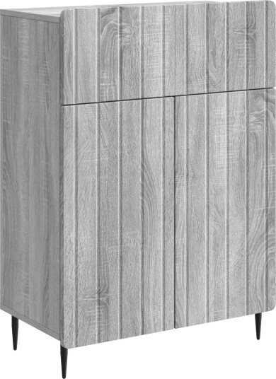 Serviesskap Grå sonoma 66 x 34,5 x 92 cm Konstruert tre