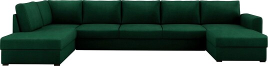 Taberk Sovesofa med Divan och Schäslong 5 sits Grønn