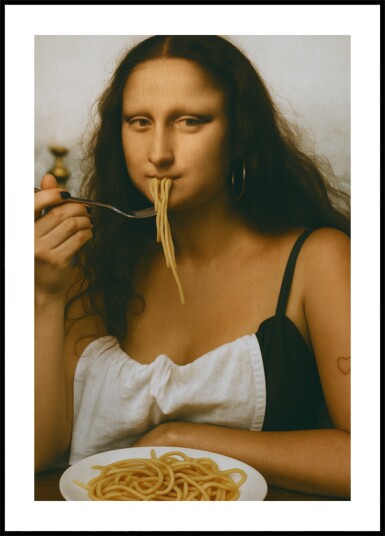 Parody of the Mona Lisa Plakat / 21x30