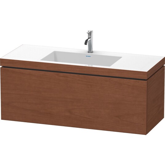 Duravit L-Cube Servantskap m/1 skuff 1200x500x480 mm Amerikansk Valnøtt