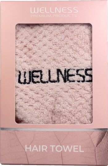 Wellness Premium Products Hair Towel Pink