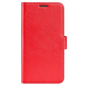 Samsung Galaxy S23 5G Lommebok-deksel med Stativ Rød