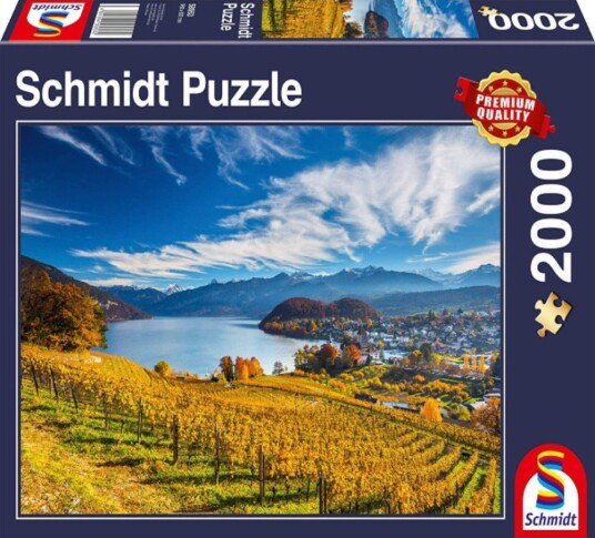 Schmidt Puzzles 58953 Puslespill 2000 Brikker Vingård