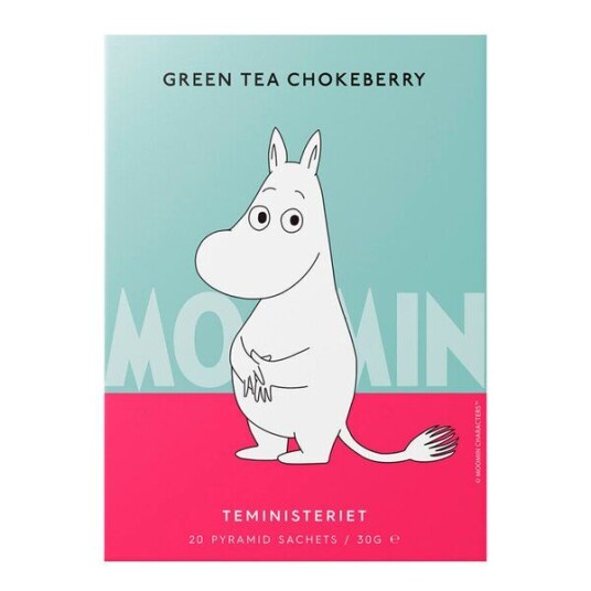 Teministeriet Mummi pyramideposer Mummitrollet grønn te aronia 20 stk Teministeriet Mummi pyramideposer Mummitrollet grønn te aronia 20 stk