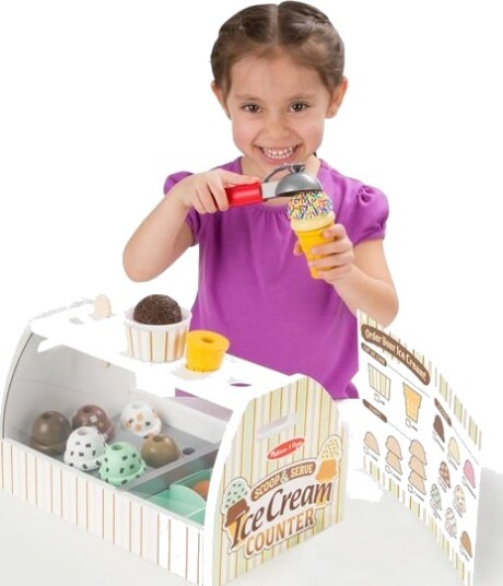 Melissa & Doug Wooden Ice Cream Counter 19286 Melissa & Doug Wooden Ice Cream Counter 19286