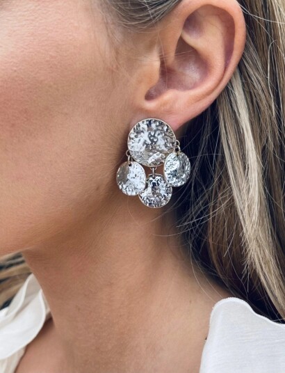 Bud to rose Palma Earring Silver Silver Bud to rose Palma Earring Silver Silver