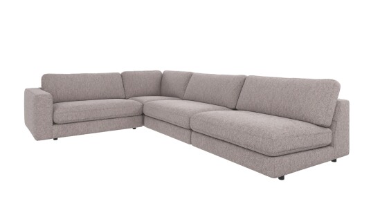 Rowico Home Duncan hjørnesofa åpen H Grå Alice 149 325 x 230 x 78 cm Grå