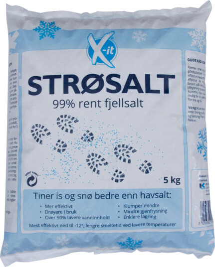 X-IT STRØSALT 5 KG X-IT STRØSALT 5 KG