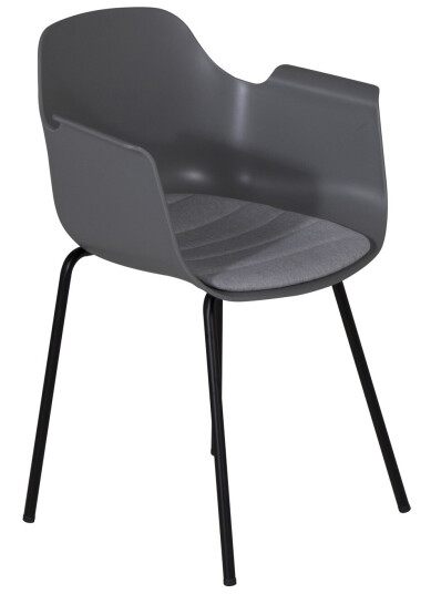 Venture Design COMFORT spise stol Grå Plast/svart Grå