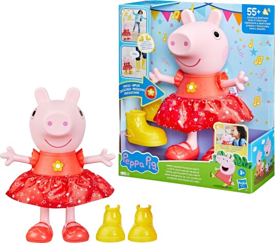 Peppa Gris Interaktiv Leke Muddy Puddles Party 30 cm