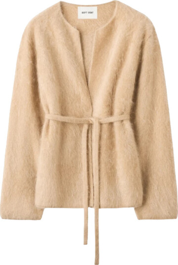 Soft Goat Dame Strikkevarer Beige S,