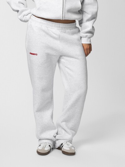 Fitberry Signature Straight Leg Joggers Grå S Fitberry Signature Straight Leg Joggers Grå S