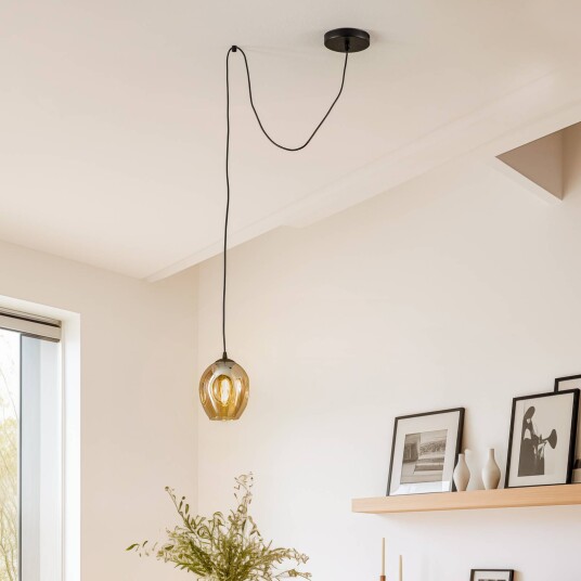 EMIBIG LIGHTING Starla pendellampe desentral 1-lk. glass rav