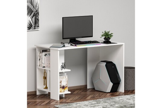 Alyasmin Skrivebord 120x60 cm Hvit Hanah Home