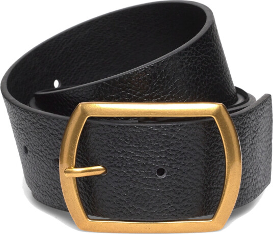 Gina Tricot Large Buckle Belt Black XS/S