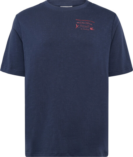 Mos Mosh Gallery Mmgstudio Slub O Ss Tee   Navy   XL