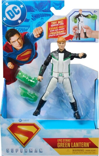 Spin Master DC Comics Epic Strike Superman Actionfigur 15 cm 4+ År Green Lantern