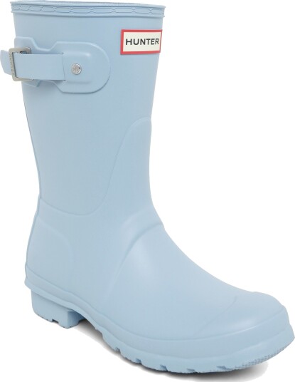 Hunter Womens Original Short Boot   Blue   37