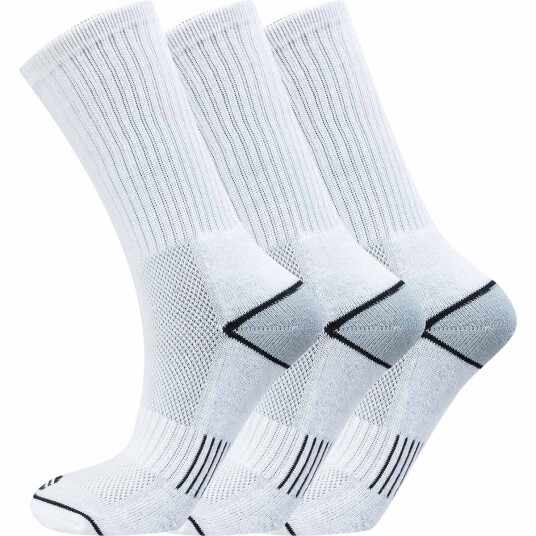 Endurance Hoope 3-pack sokker White 39-42