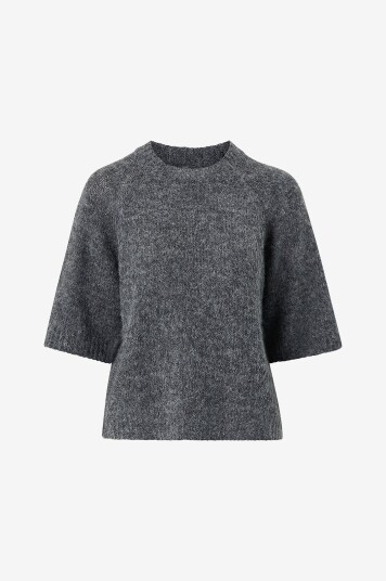 Kaffe Pullover kaEmilie Cropped Knit Grå