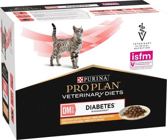 Purina Pro Plan Veterinary Diets Våtfôr Veterinary Diets Feline Til En Spesialpris Diabetes Management Kylling 20 X 75 G 20 X 85 G 20 X 85 G