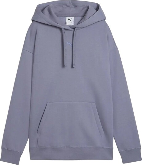 PUMA Ess Centered Cat Logo Relaxed Hoodie Fl GRAY SKY XS
