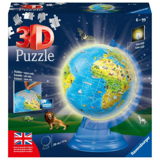 Ravensburger 3D puslespill ??? Jordklode Night Edition ??? 180 brikker
