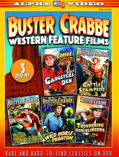 Buster Crabbe Western Feature Films DVD