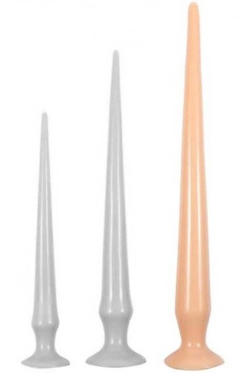 Long Dildo Tail Flex Flesh 48 cm