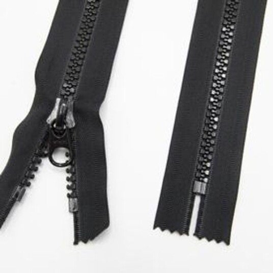 Glidelås YKK 130 cm lukket svart Glidelås YKK 130 cm lukket svart