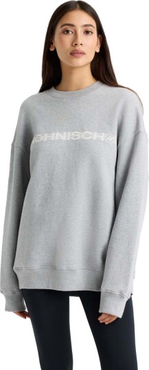Röhnisch Women"s Cotton Emblem Sweatshirt Grey Melange S