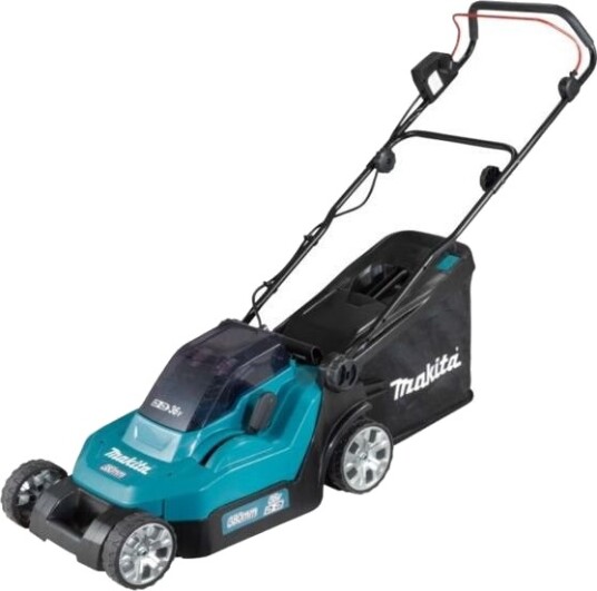 Makita Dlm382pt2 Gressklipper Trådløs 18 V 5 Ah 2 Batterier Ingen Lader 3700 Rpm 38 Cm 16.8 Kg Solo