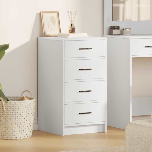 Sideboard Hvit 40x41x75 cm Konstruert Tre Sideboard Hvit 40x41x75 cm Konstruert Tre