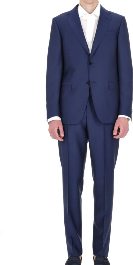 Zegna Herre Dress Blå S, Zegna Herre Dress Blå S,