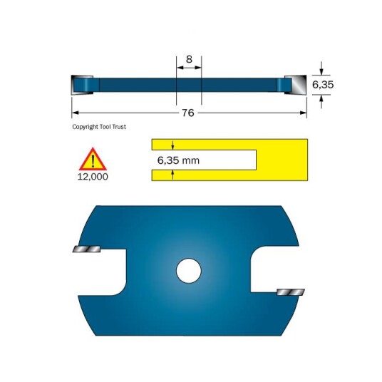 Cobolt 013-6476 Notplate Maskintilbehør & forbruk