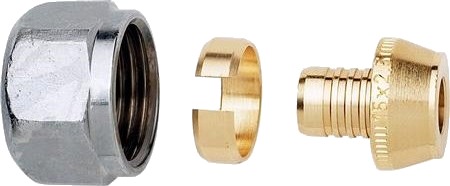 Omløber Til Pex 1/2" 15Mm Til Fordelerrør
