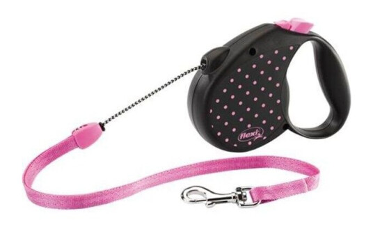 Flexi Color Dots 2014 S Leash 5 M Pink