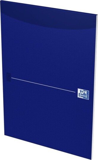 Oxford Office Essentials Limt Pute A4 50 Ark / 100 Sider Hvitt Papir Vanlig Blått Deksel Kartong